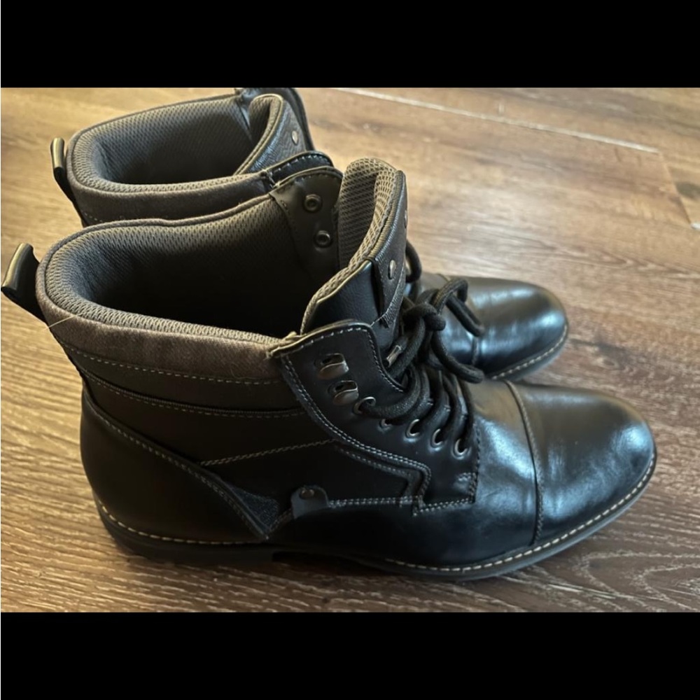 Mens leather boots